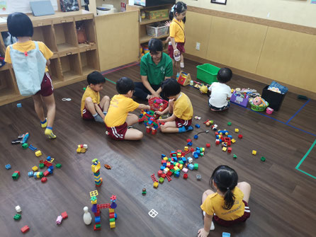 Children playing togeather