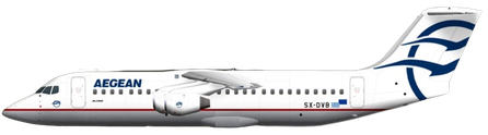 Aircraft Type: BAe 146-300/Avro RJ100