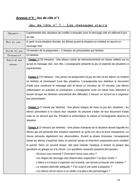 Empathie émotionnelle jeux de rôle PDF gratuit. Emotions. Sentiments. CPS CNV. Psychologie. Compétences psychosociales. Outil gratuit PDF.