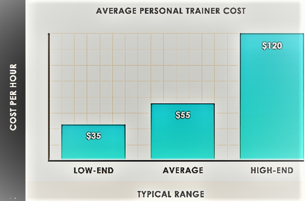 Average personal trainer's income per hour