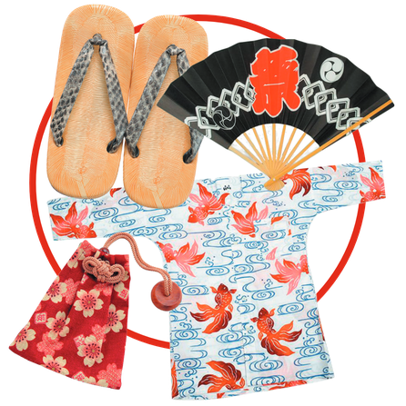 FESTIVAL SUPPLIES, Various popular items on display and for sale