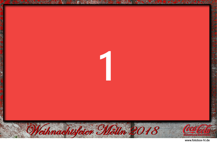 Weihnachtsfeier, Fotobox