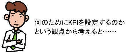 何のためにKPIを設定するのかという観点から考えると……