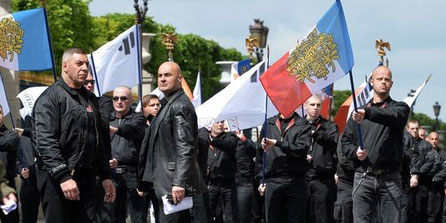 Manifestation af "Troisième Voie" , d 12. maj 2013 i Paris