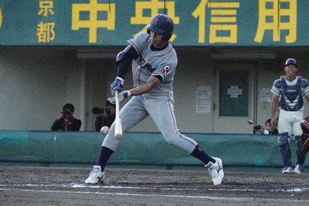 2018年10月、関西学生野球秋季リーグ・立同戦にて