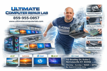 Computer repair near Lexington in Nicholasville Kentucky
