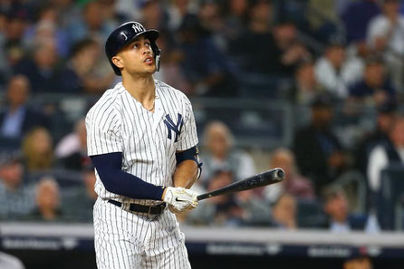 Nella foto Giancarlo Stanton il DH con il contratto più alto (325milioni di dollari in 10 anni)