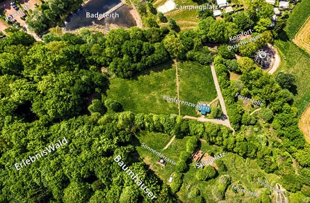 Übersicht Baumhaushotel Solling, Bild: Bastian Kulp.