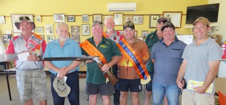 L - R: Victor Bowman, Barry Ellis, Paul Weygood, Colin Kneebone, Brodie Seccull, Marc Connell, Allan Seccull, David De Maria.