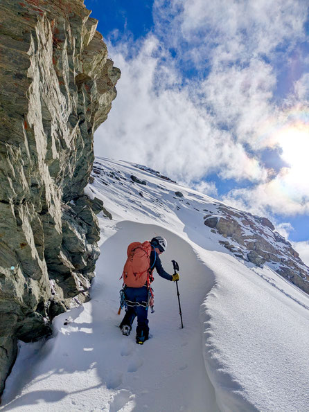 Skitour, Schweiz, Skihochtour, Schweiz, Wallis, Lötschental, Tschingelhorn, Tschingelhore, Tschingelhoren, Fafleralp, Blatten