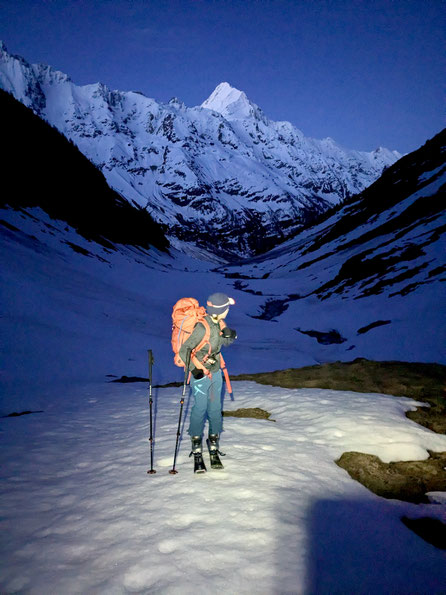 Skitour, Schweiz, Skihochtour, Schweiz, Wallis, Lötschental, Tschingelhorn, Tschingelhore, Tschingelhoren, Fafleralp, Blatten