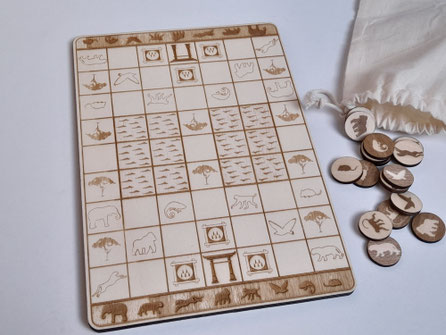 jeu de la jungle en bois société ancien stratégie