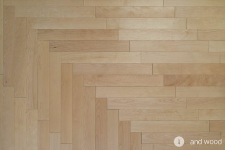 バーチ フローリング プライウッド ヘリンボーン アンドウッド andwood 杢目 3