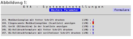 abasoft EVA Praxissoftware Arztsoftware Medikationsplan