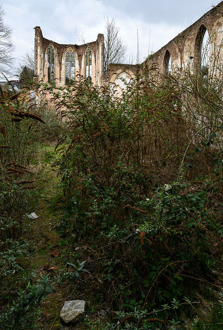 Urbex abandoned place Kirchenruine. NIKON Z7 mit PC-E 1:3,5/24mm. Foto: Dr. Klaus Schörner