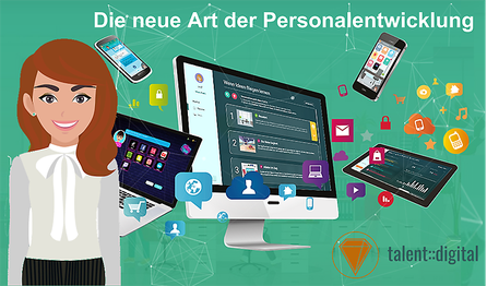 Screenshot der Website von talent::digital (verändert) 