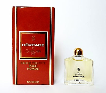 HERITAGE - EAU DE TOILETTE POUR HOMME 4 ML - LEGEREMENT DIFFERENTE