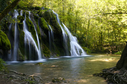 Cascades dans le Jura,Reculéé des Planches