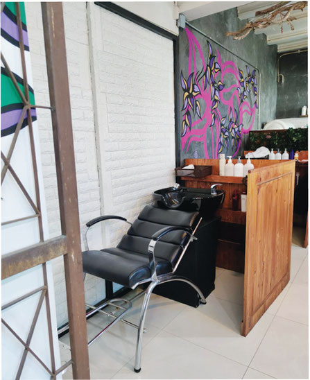 ヘアサロン「F」のシャンプー台