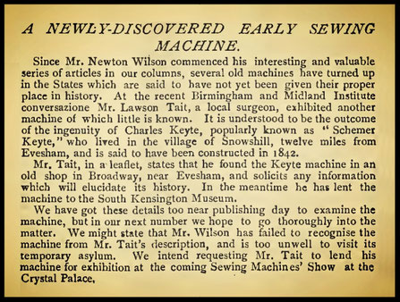 The Sewing Machine Gazette 1893