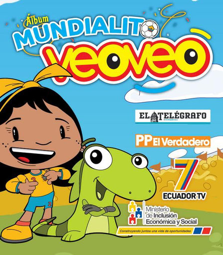 Portada del Álbum Mundialito VEOVEO. Ecuador.