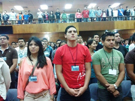 Estudiantes de arquitectura de varias provincias del Ecuador, presentes en el I Congreso Internacional de Arquitectura organizado por la ULEAM de Manta.