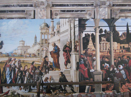 Etienne est ordonné diacre - Carpaccio - Venise Accademia