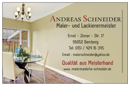 Andreas Schneider Malermeister Bamberg