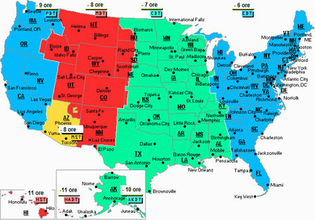 fusi orari - Benvenuti su coast to coast argento