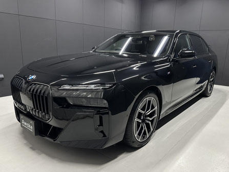 セラミックコーティング 新車 バルコム BMW 740ｄ 新車施工