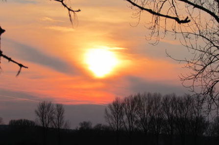 Sonnenuntergang am Niederrhein