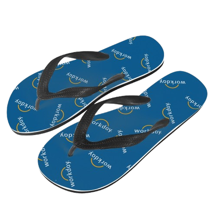 Gepersonaliseerde slippers met bedrukt logo voor bedrijven