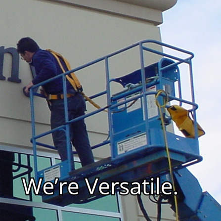 Who is Landmark Signs Inc.? We're Versatile.