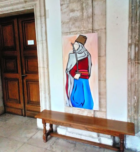 Mon Spahi accroché au tribunal de Verdun