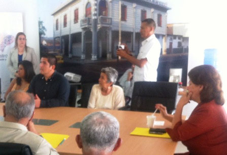 Sesión de rendición de cuentas a cargo de la directora provincial en Manabí del Registro Civil ecuatoriano.