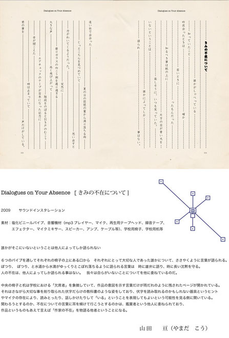 Ko Yamada 山田亘　photography sound mediaselect dialogues on your absence