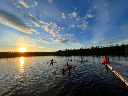 Floating, auch das ist hier möglich ©My own Travel - Finnisch Lappland-Rundreise mit My own Travel