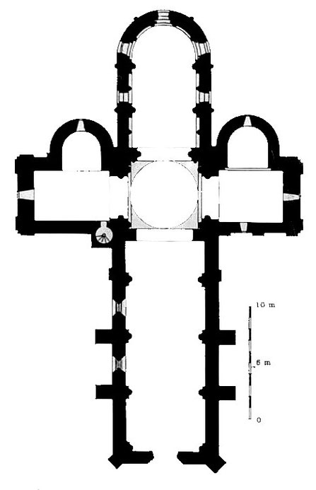 17 - Mornac-sur-Seudre : Plan de l'église Saint-Pierre