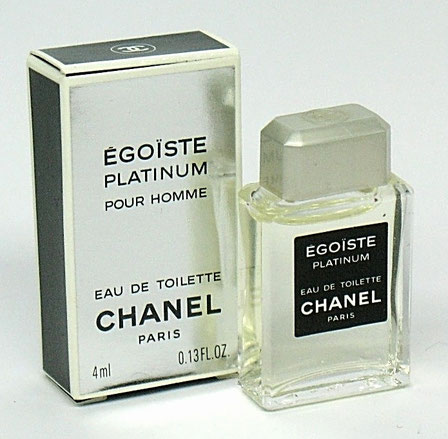 EGOISTE PLATINUM - EAU DE TOILETTE POUR HOMME 4 ML - AVEC ETIQUETTE NOIRE