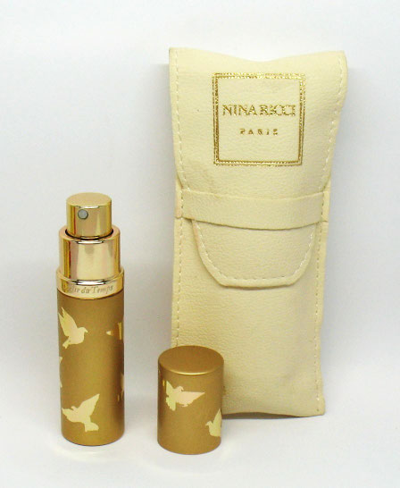 L'AIR DU TEMPS - PETIT VAPORISATEUR DE SAC DORE 7,5 ML  : IDEM A LA PHOTO CI-DESSUS