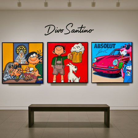 Pop Art Ausstellung im Hotel von Divo Santino