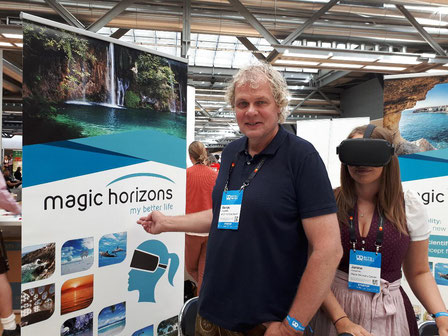 "magic horizons" führt mit Hilfe einer VR Brille in eine Entspannungswelt