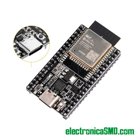 ESP32-DevKitC ESP32-WROOM-32D guatemala, electronica microcontrolador esp32