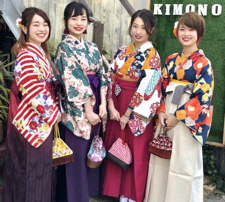太宰府着物で散策 - 着物レンタルは花水木 太宰府着物で散策 - 着物レンタルは花水木