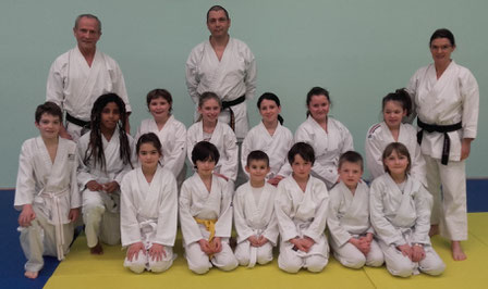Test de grade Kyu avec les enfants le 2 février 2016