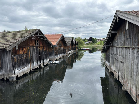 urige Bootshütten in Seehausen