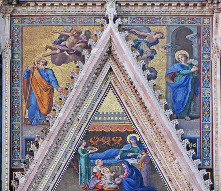 Orvieto (Duomo) - La naissance de la Vierge - Joachim et Anne