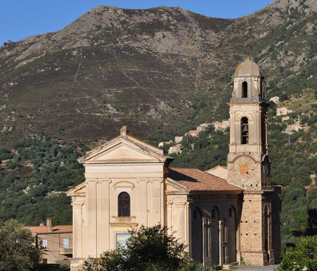 Feliceto (Balagne) - Eglise St Nicolas baroque sur une ancienne église St André