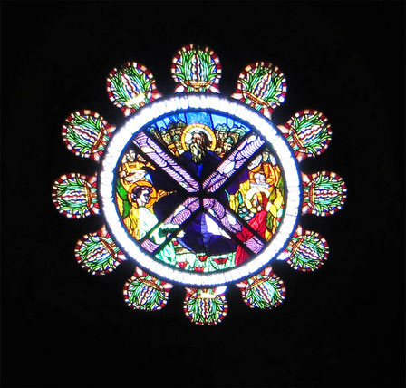 Orvieto - Eglise Saint André - vitrail
