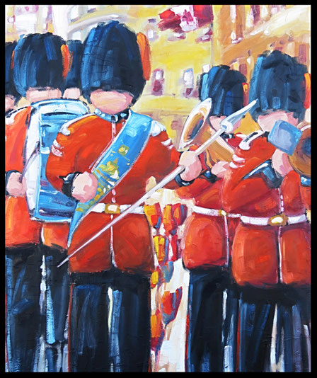 Symphonie Urbaine Huile sur toile 48x40